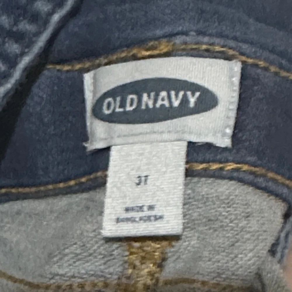 girls Old Navy denim overalls size 3T